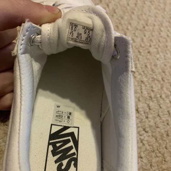 White Old Skool Vans - Picture 5 of 5